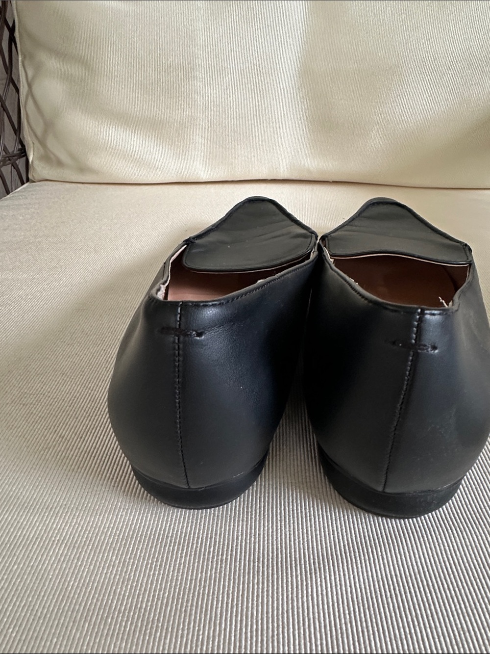 Franco Sarto Belamour Black Pointed Loafer Flats size 8.5 - Picture 3 of 10